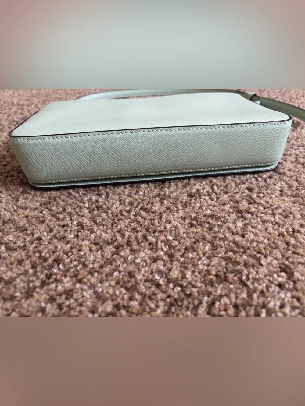 Kate spade Mint Green Saffiano Leather Shoulder Bag Staci Pistachio